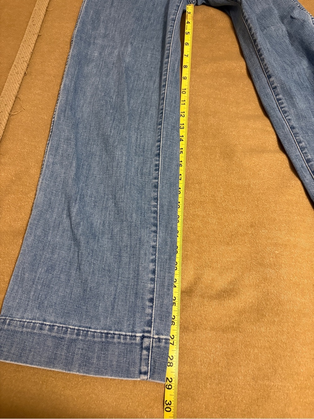 Madewell Wide Leg Jeans Women’s size 25 High Rise Medium Wash Denim - Picture 4 of 4